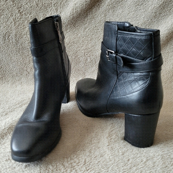 Blondo black block heel waterproof ankle boots size 8 - Picture 2 of 11
